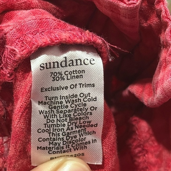 SUNDANCE Pink Cropped Pants Size 16 - Picture 8 of 8